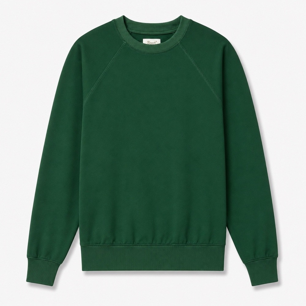 FEAT  Hunter Green Crewneck Sweatshirt Small NWT